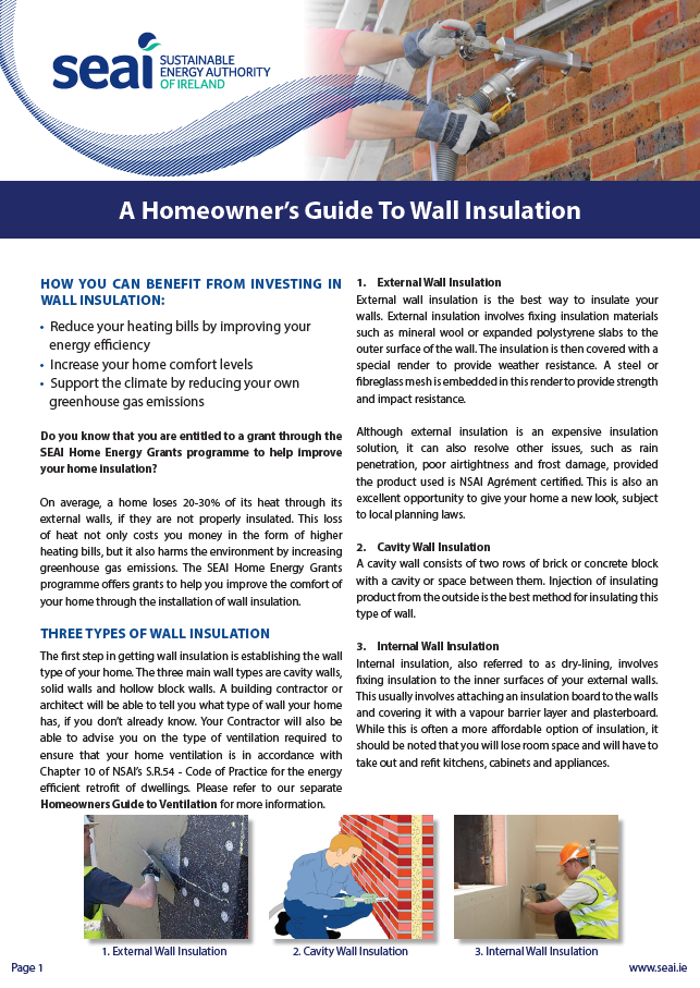 A homeowners guide to Wall insulation